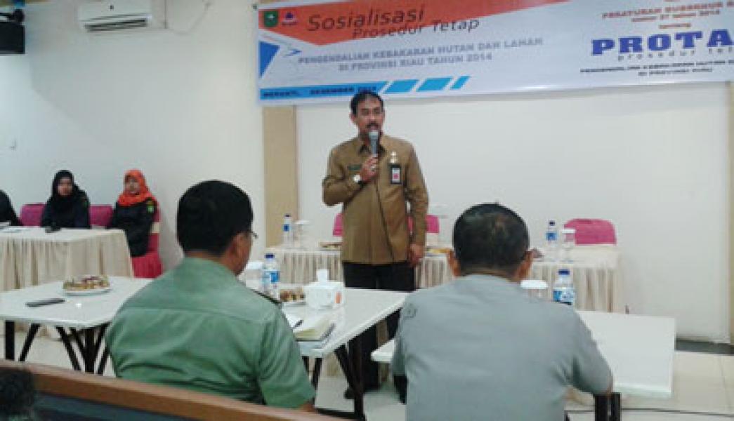 BPBD Riau Sosialisasi Penanggulangan Karhutla di Meranti