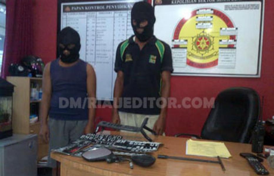 Dua Tukang Sayur Penadah Motor Curian Ditangkap Polisi