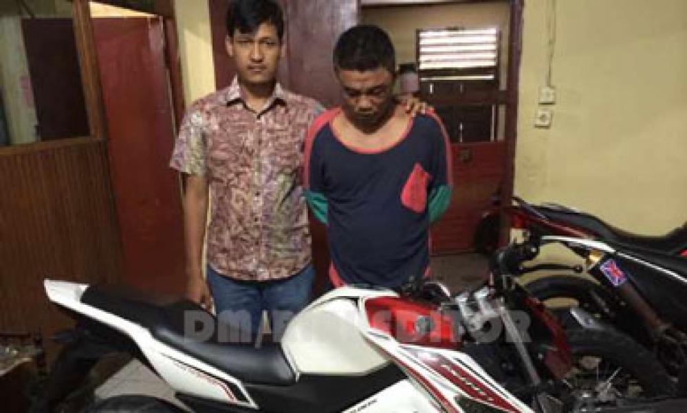 Gelapkan Motor, Buruh Bangunan Dipolisikan