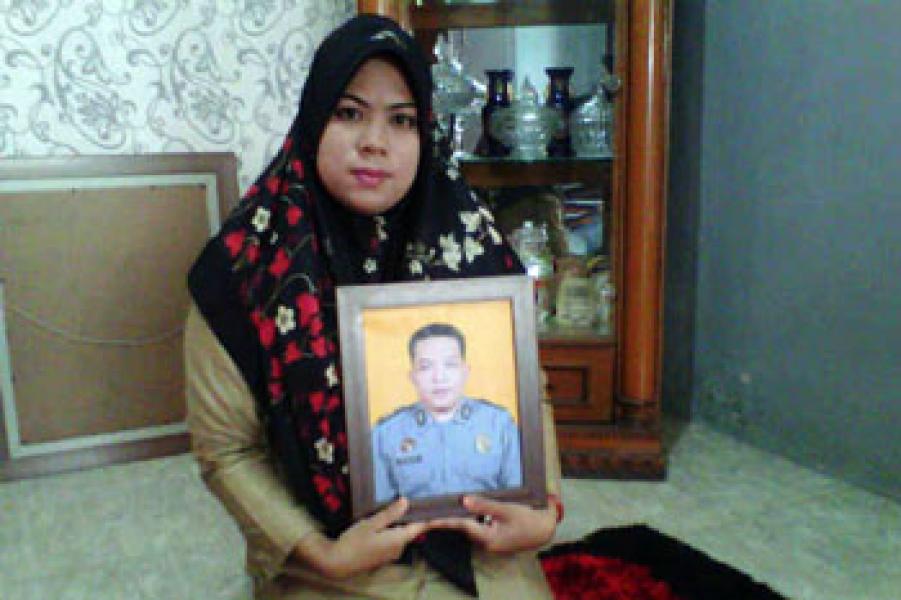 Istri Alm. Anumerta Aipda Harianto Bersyukur Edi Palembang Ditembak