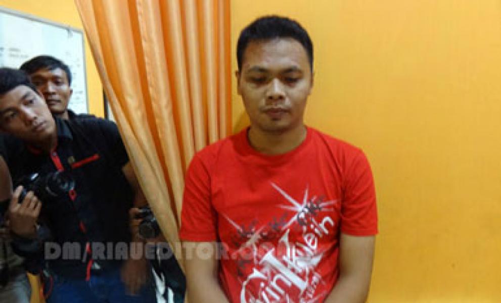 Kaki Tangan Edi Palembang Digelandang Ke Mapolresta Pekanbaru