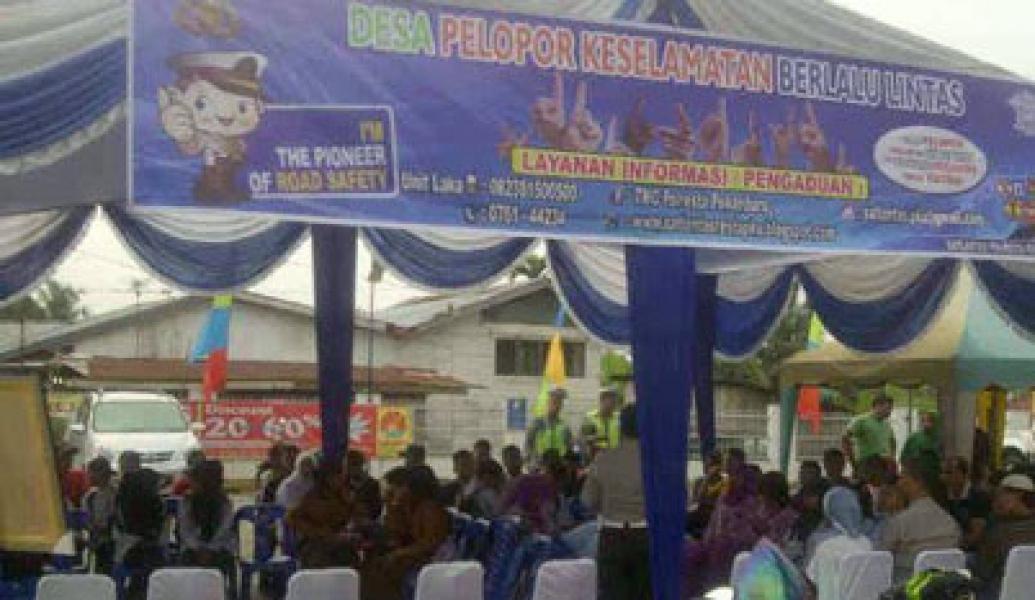 Kelurahan Sri Meranti, Desa Pelopor Keselamatan Berlalu Lintas