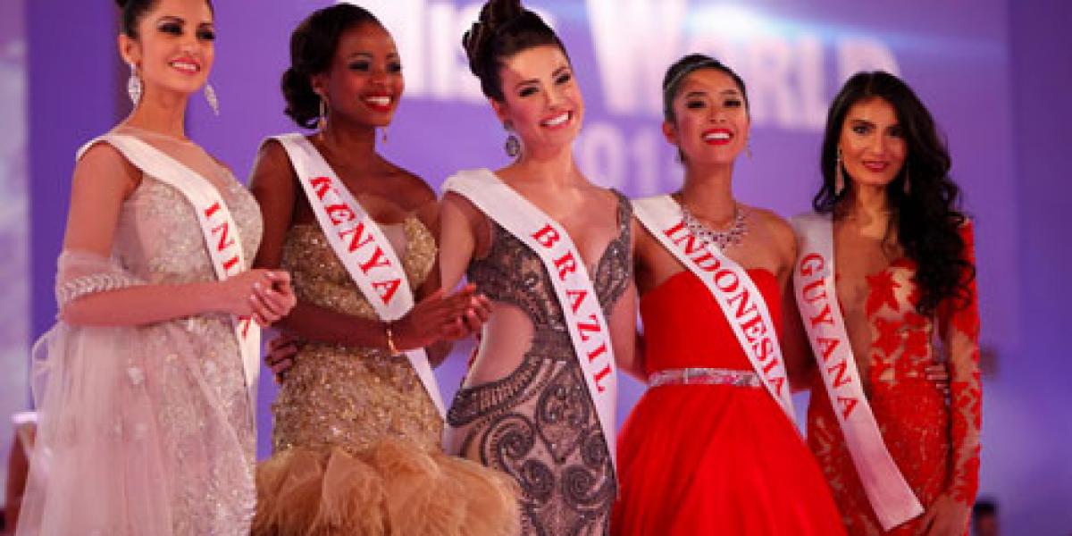 Maria Rahajeng Masuk Top Five BWAP Miss World