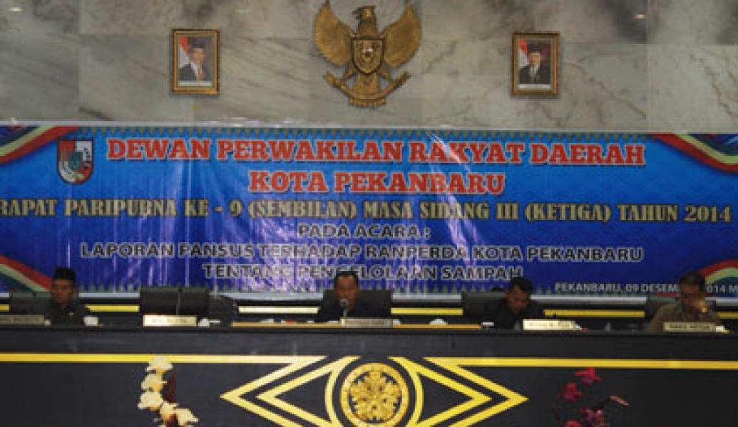 Melalui Paripurna, Ranperda Pengelolaan Sampah Disahkan