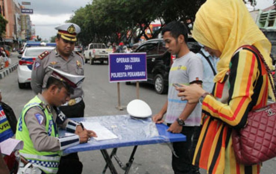 Operasi Zebra 2014 Berakhir, Penindakan Meningkat 3,9 persen