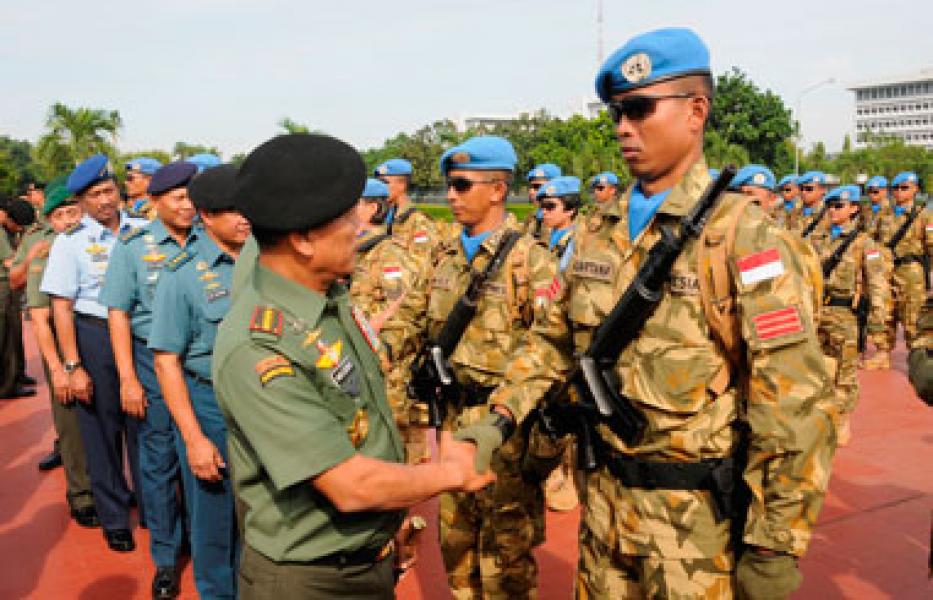 Panglima TNI Berangkatkan 1.169 Prajurit TNI ke Lebanon