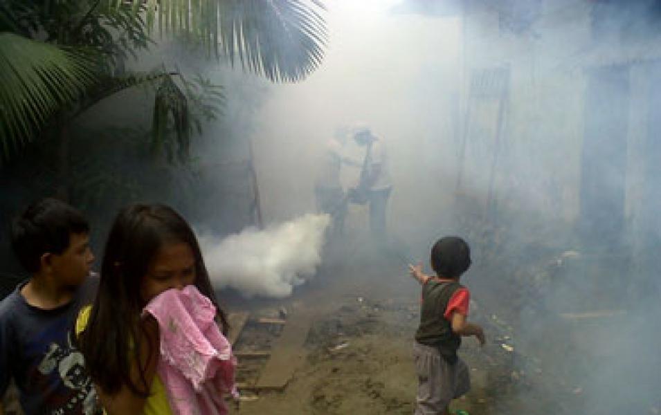 Pasca Banjir Diskes Inhu Lakukan Fogging