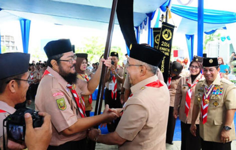 Plt Gubri Buka Musda XI Gerakan Pramuka Riau