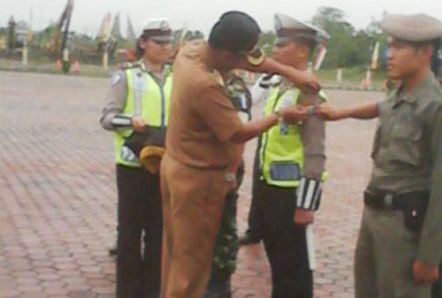 Polres dan Pemkab Rohil Gelar Apel Pasukan Operasi Lilin 2014