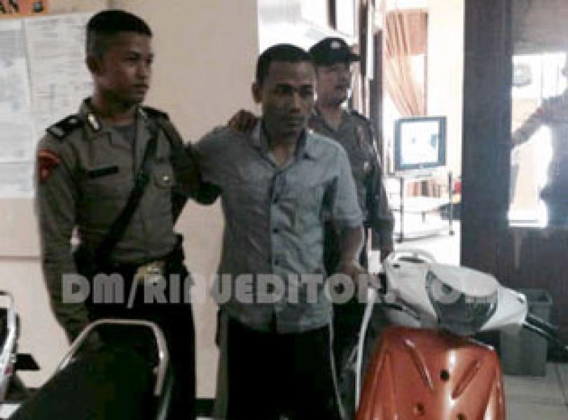 Polsek Rumbai Pesisir Bekuk Pelaku Curanmor