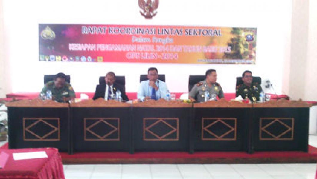 Rakor Lilin 2014, Bupati Rohil dan Kapolres Bahas Bersama Instansi Terkait