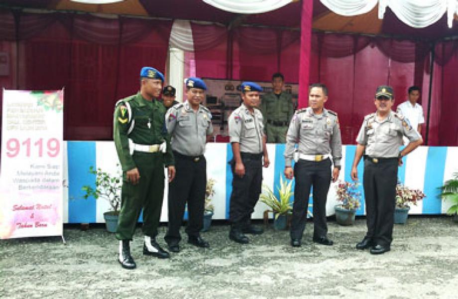 Siaga Lilin 2104, Polsek Bangko Siap Mengemban Tugas
