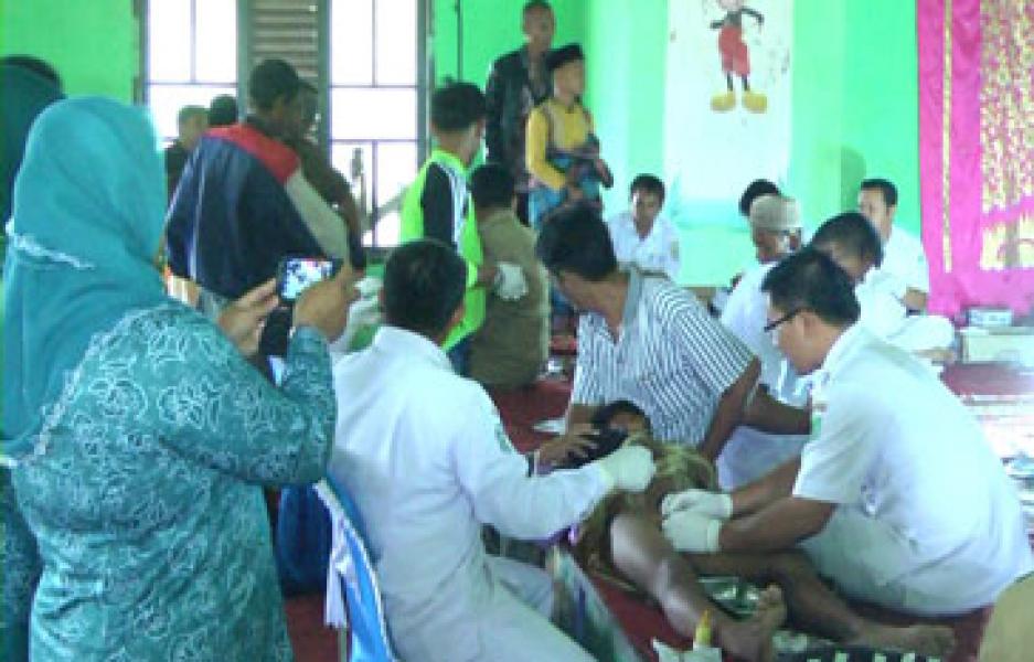 TP PKK Rohil Gelar Sunatan Massal bagi Anak-anak Kurang Mampu