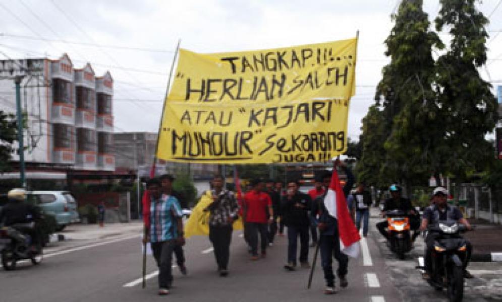 Terkait Kasus Korupsi, Mahasiswa Minta Kejaksaan Periksa Bupati Bengkalis