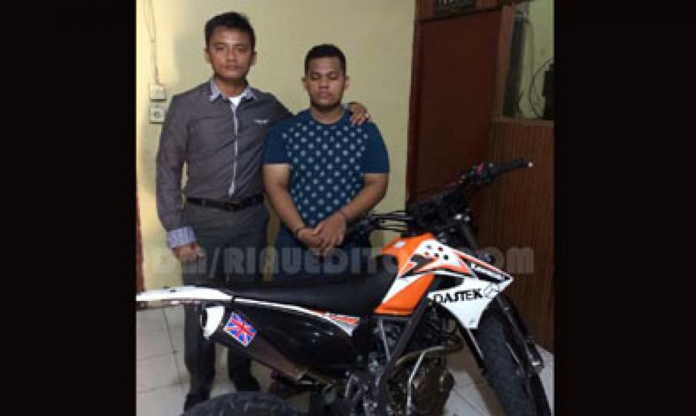 Tersangka Curanmor Ditangkap Polisi