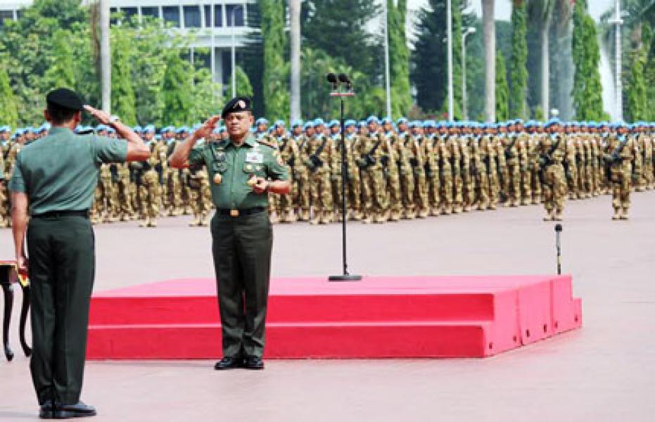 1.169 Prajurit TNI Misi Perdamaian PBB Berangkat ke Lebanon