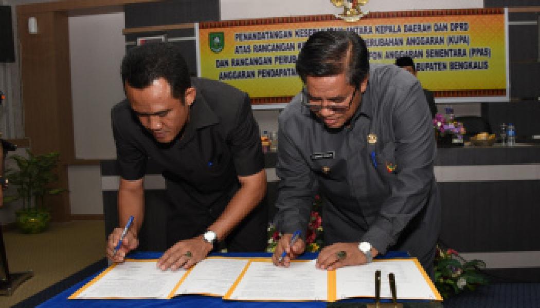 Ranperda APBD Bengkalis 2016 Disahkan Sebesar Rp 3,188 Triliun