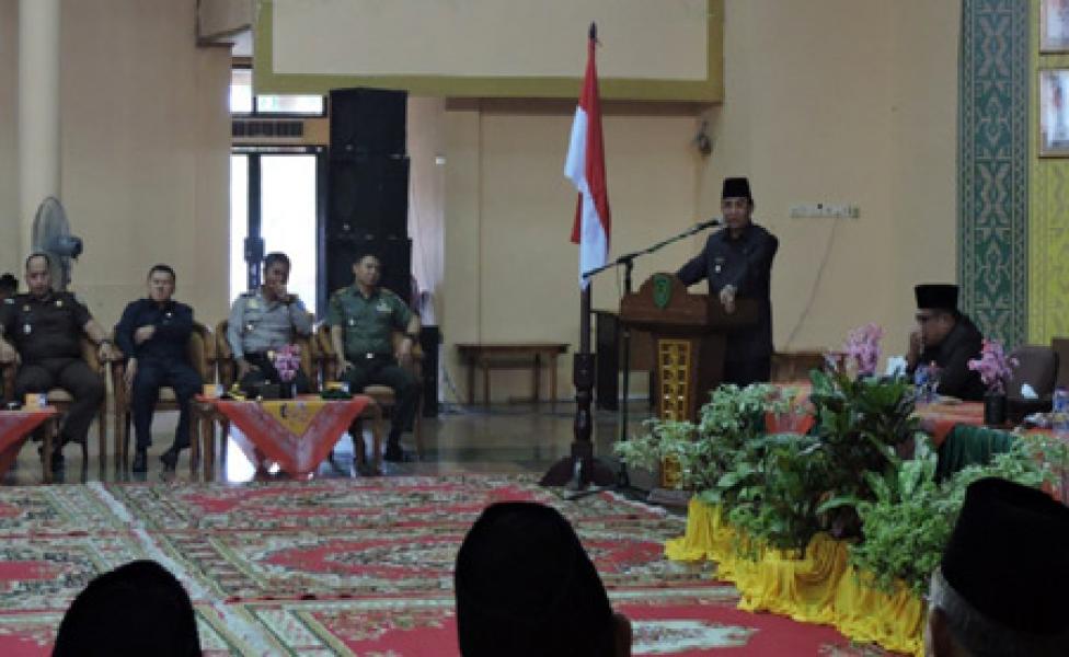 Dandim 0314/Inhil Hadiri Pelantikan Sekda Inhil