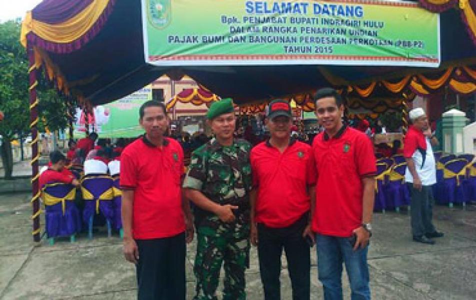 Danramil 01/Rengat Hadiri Penarikan Undian Pajak Bumi dan Bangunan