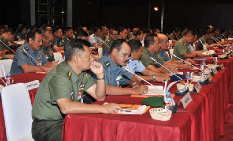 Irjen TNI Buka Rakorwas Inspektorat TNI dan Kemhan 2015