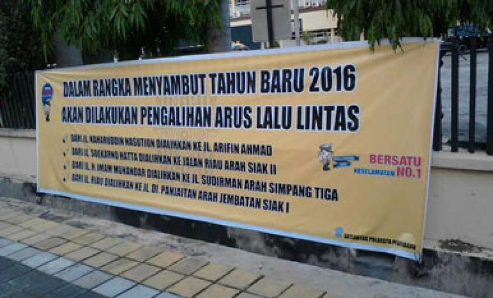 Pengalihan Arus Lalu Lintas, Antisipasi Kemacetan Malam Tahun Baru