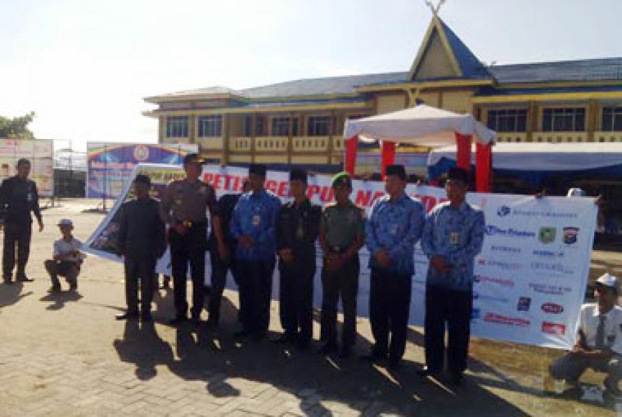 Polres Meranti Kampanye Gempur Peredaran Narkoba