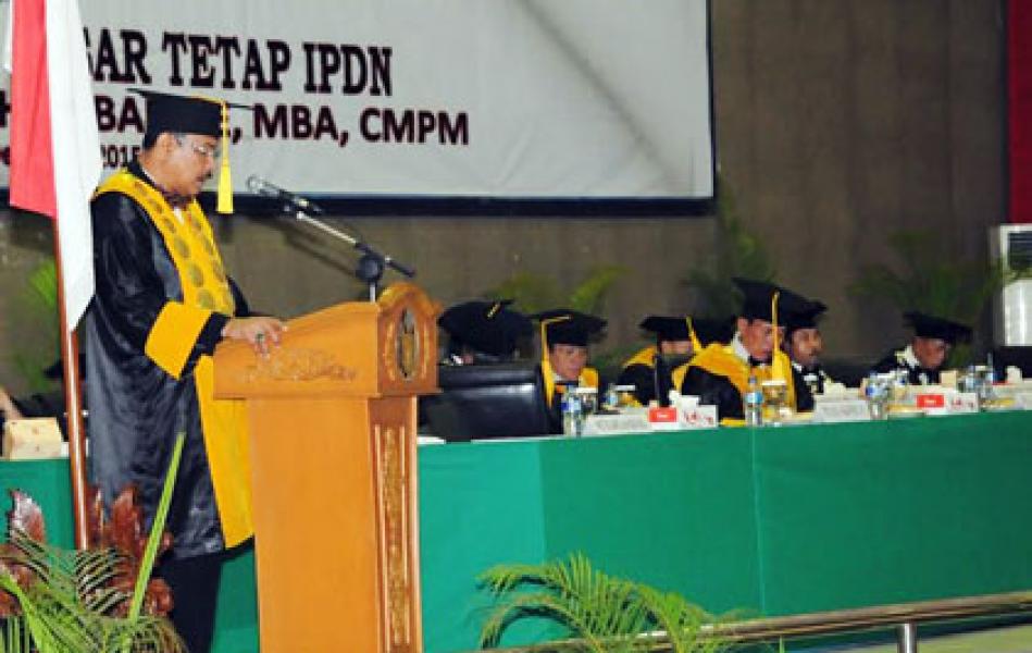 Prof Dr Bahrullah Akbar MBA,CMPM: Pembangunan SDM Tidak Mendapat Perhatian Khusus