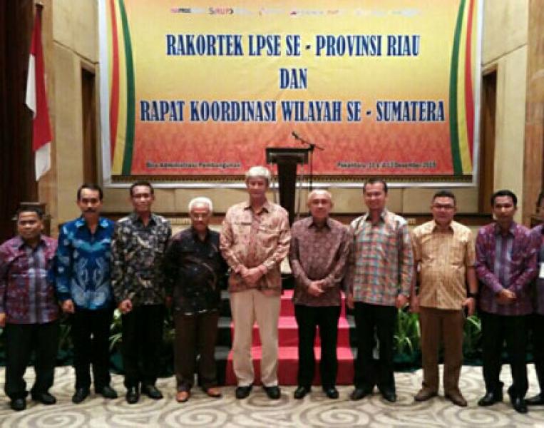 Riau Tuan Rumah Rakor LPSE Se Sumatera Tahun 2015