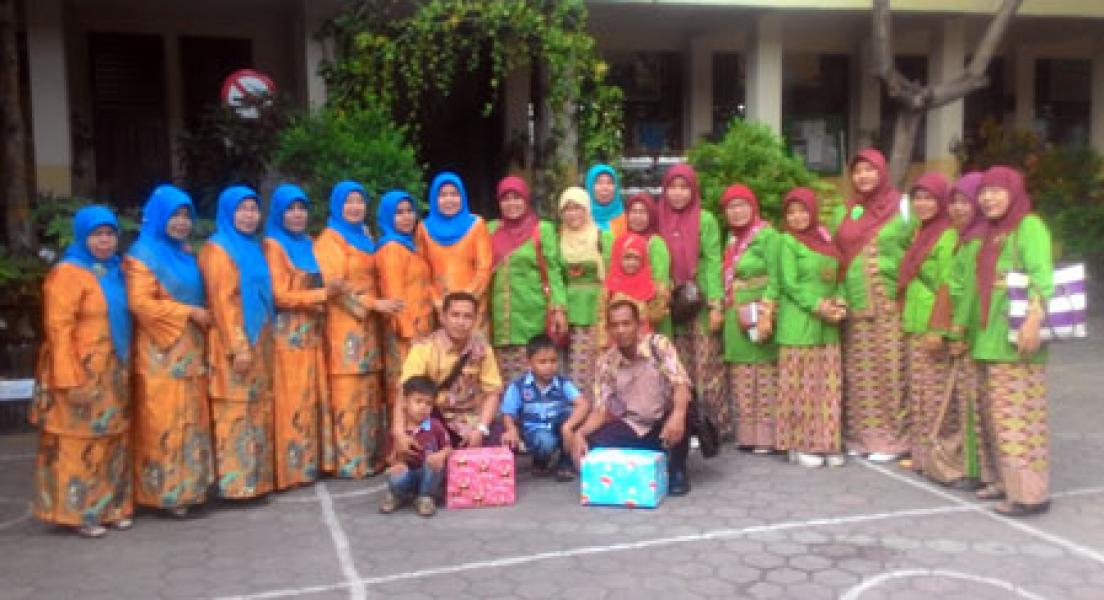 SDN 48 Ganting Padang Kunjungi SDN 6 Pekanbaru  