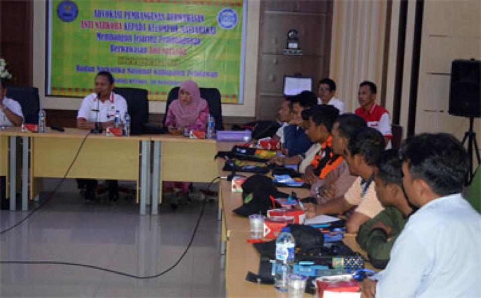 BNNK Pelalawan Taja Sosialisasi Bahaya Narkoba Diikuti LSM dan Ormas Kepemudaan