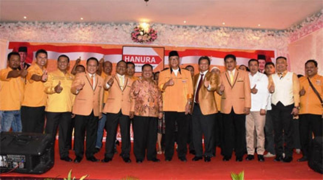 Bupati Amril Hadiri Pelantikan DPC Partai Hanura Bengkalis