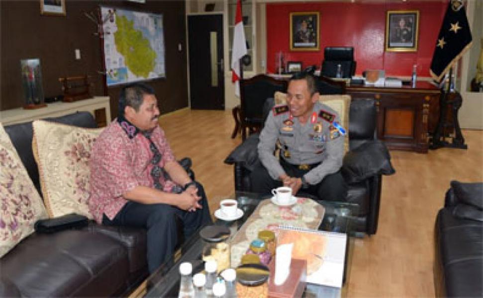 Bupati Amril Kunjungan Silaturahim dengan Kapolda Riau