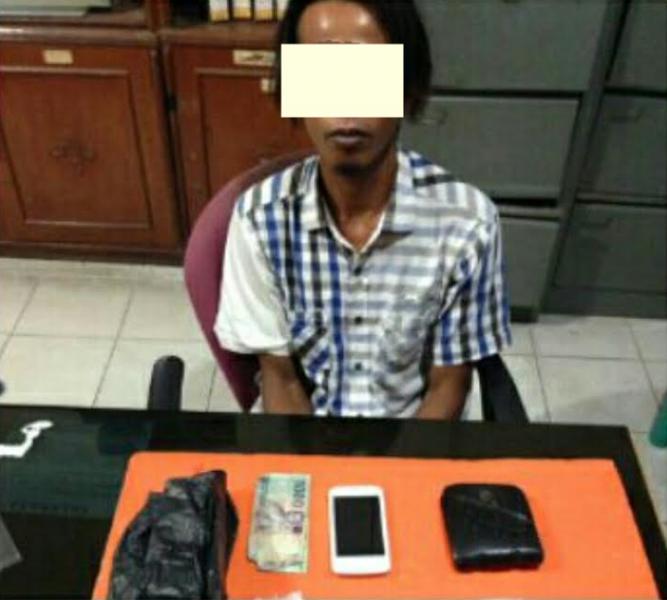 Buruh Bangunan Nyambi Jual Sabu di Tembilahan di Tangkap