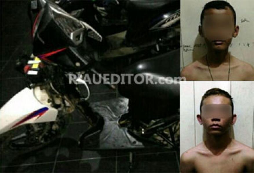 Curi Motor Vario, Pelajar di Inhil Diamankan Polsek Kateman 