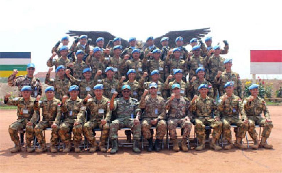 DFC Minusca: Pasukan Garuda Miliki Semangat Kerja Yang Tinggi  