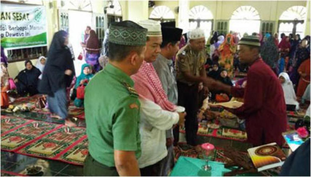 Danramil 06 Sungai Apit Hadiri peringatan Maulid Nabi Muhammad SAW 1438 H