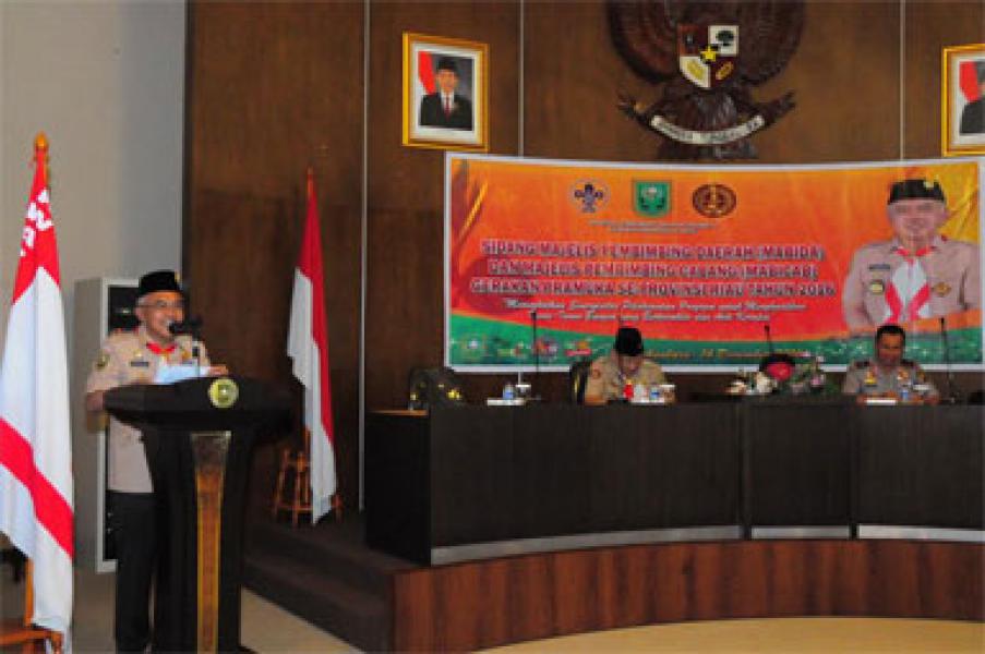 Gubri Buka Sidang Mabida dan Mabicab “Lakukan Inovasi Dalam Memberikan Pendidikan”