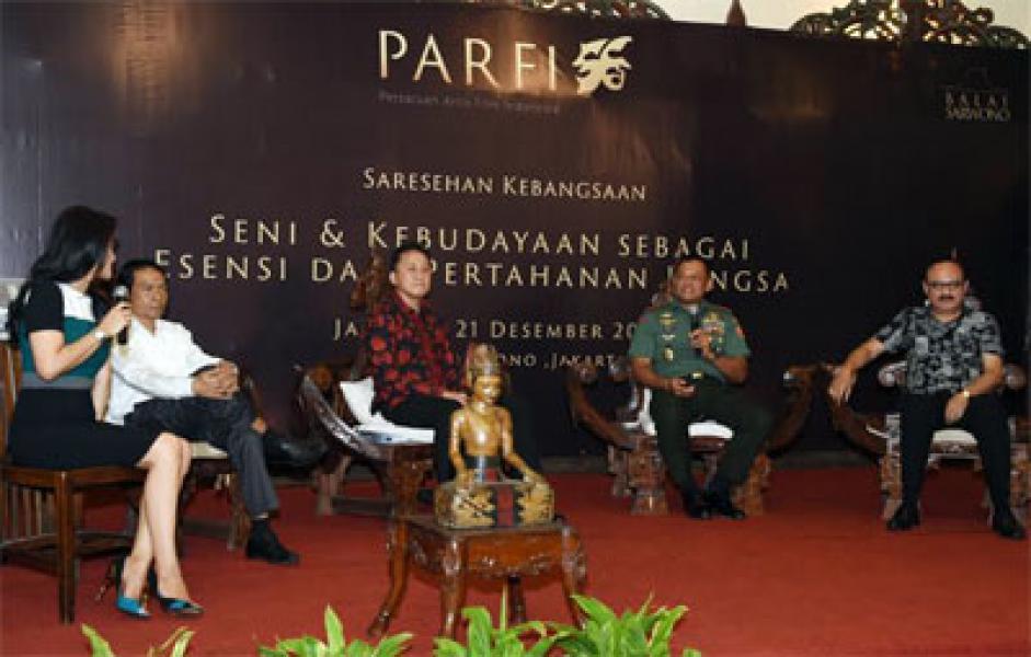 Panglima TNI Ajak Seniman dan Budayawan Sebagai Duta Pertahanan Bangsa  