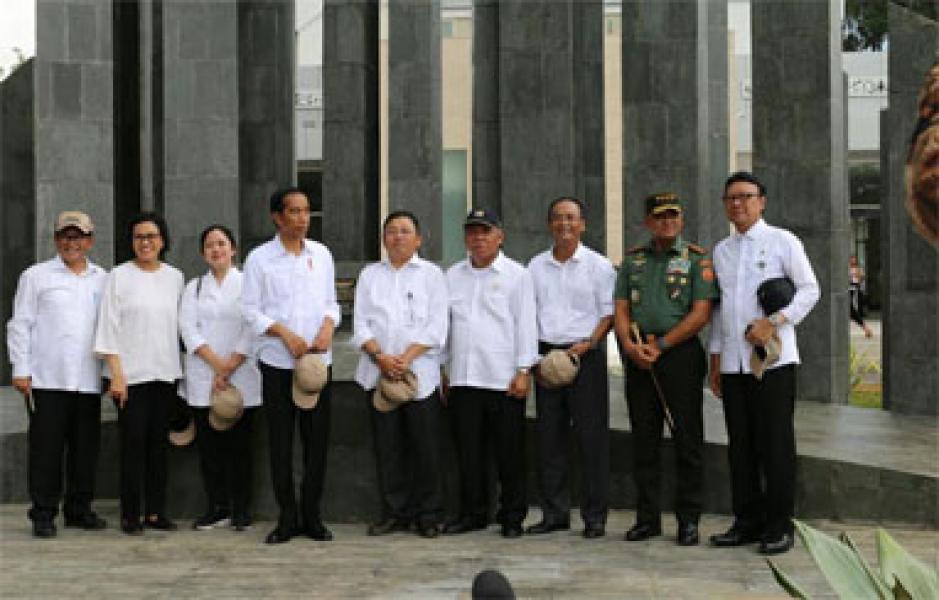 Panglima TNI Hadiri Peresmian PLBN Terpadu Entikong