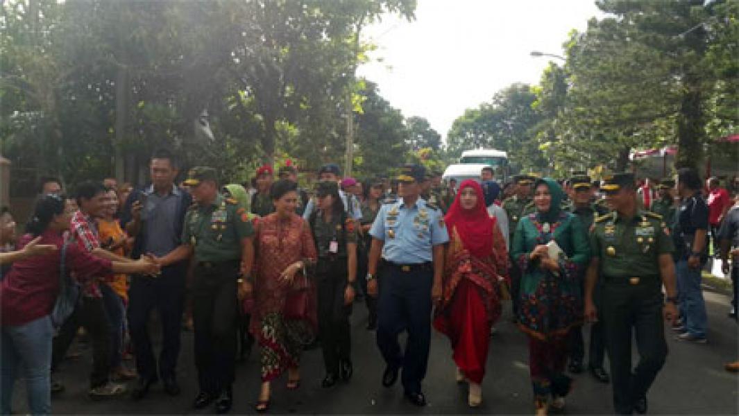 Panglima TNI Hadiri Puncak Perayaan Natal Nasional di Minahasa