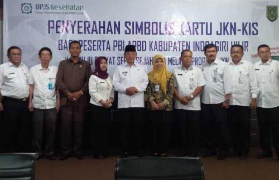 Pemkab Inhil Kembali Tambah 77.431 Warga Tak Mampu Sebagai Anggota BPJS