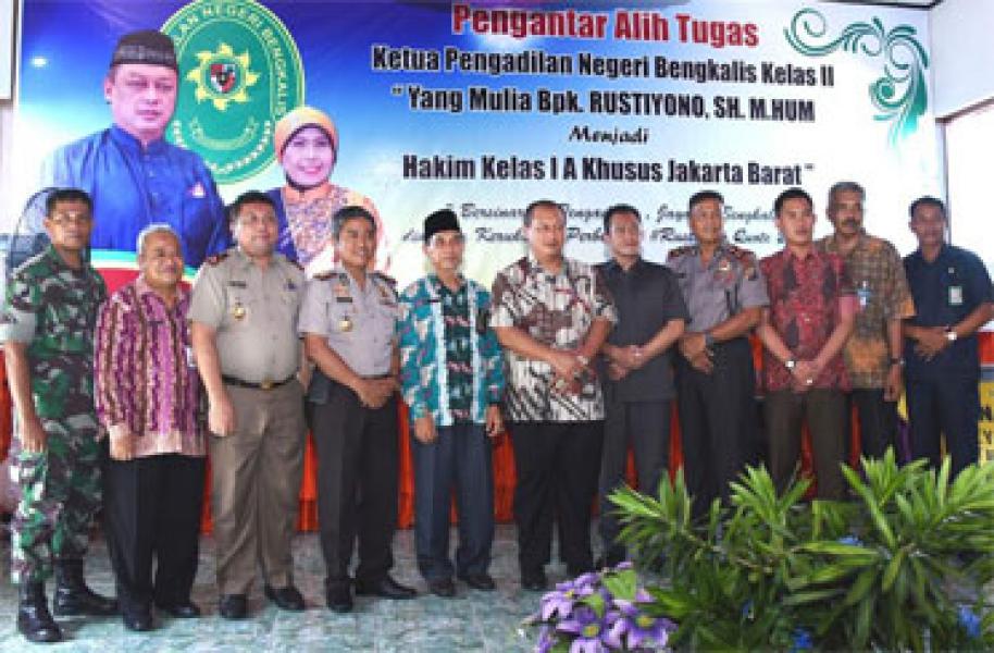 Pengantar Alih Tugas Ketua PN Bengkalis