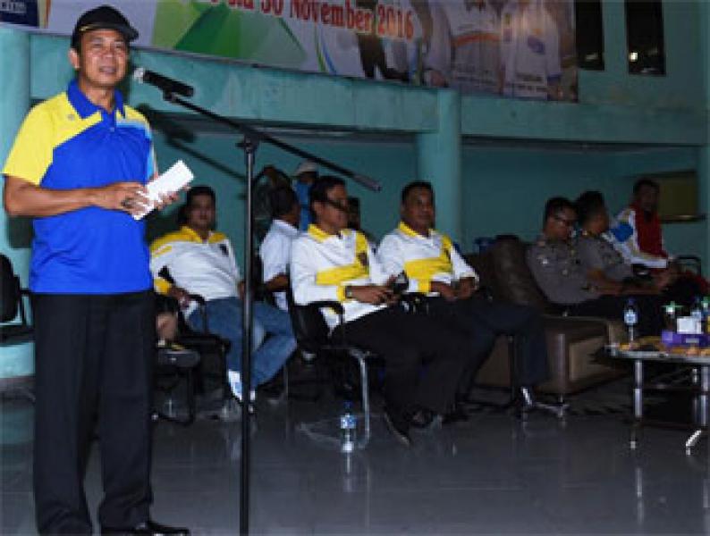 Peringati Hari Bakti Pu Ke-71, Pemkab Bengkalis Gelar Turnamen Bola Volly