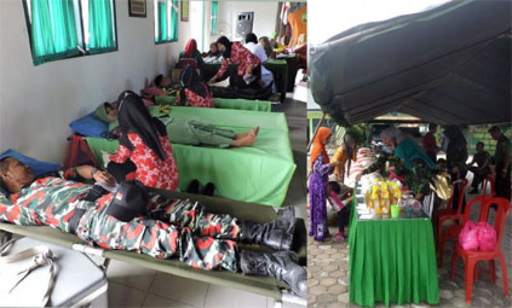 Peringati Hari Juang Kartika 2016, Kodim 0314/Inhil Gelar Bakti Sosial