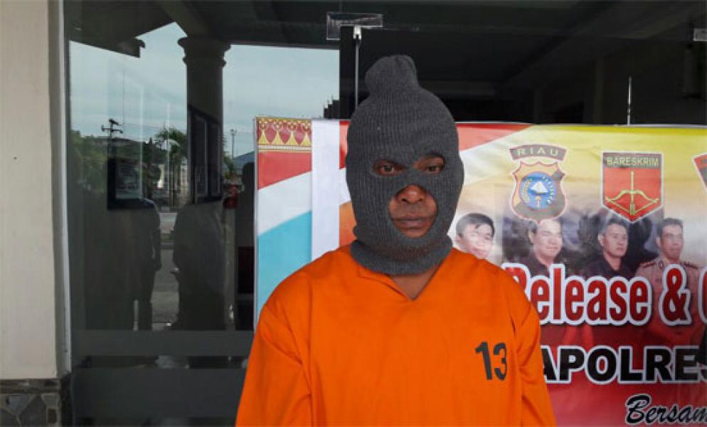 Polres Inhil Ungkap Pelaku Pembunuhan Jasad Wanita di Perkebunan Sawit