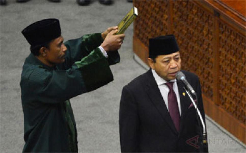 Setya Novanto Resmi Gantikan Ade Komarudin Jadi Ketua DPR