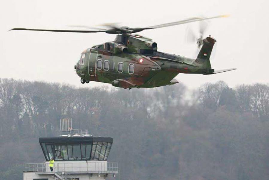 Tanpa Basa Basi, Helikoper AW101 Utility TNI AU Telah Mengangkasa!