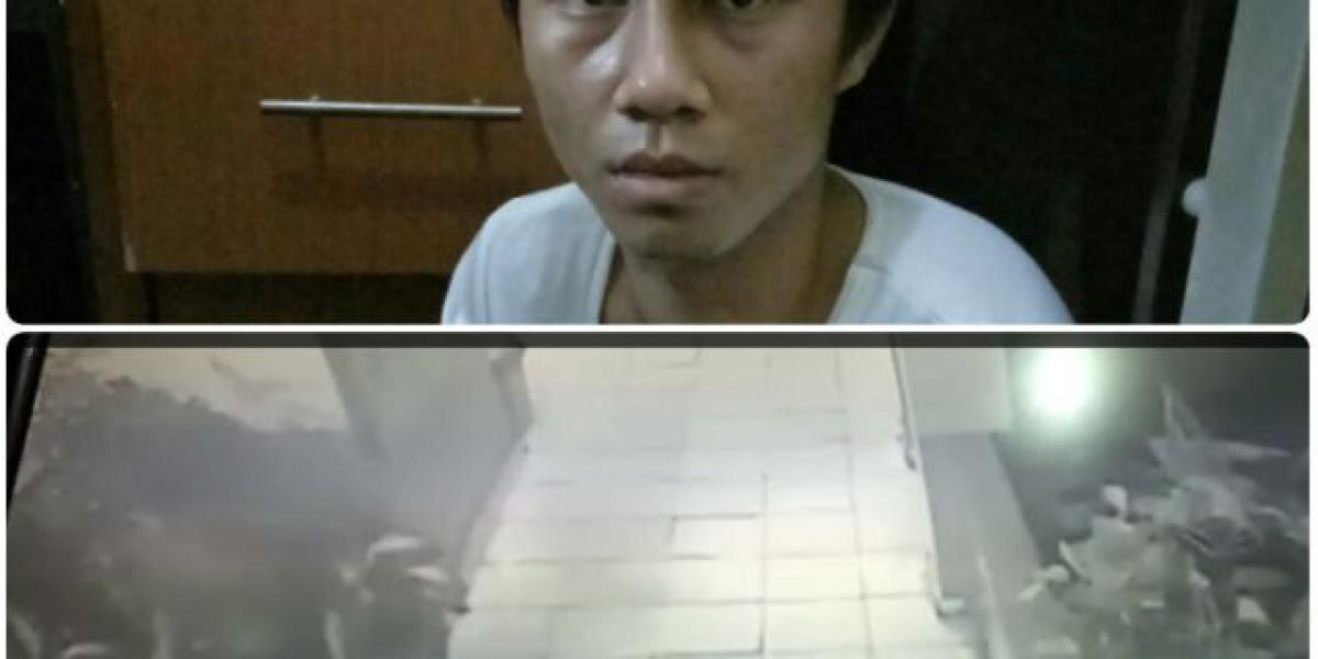 Terekam CCTV, Maling Kipas Angin di SDN 36 Pekanbaru Ditangkap