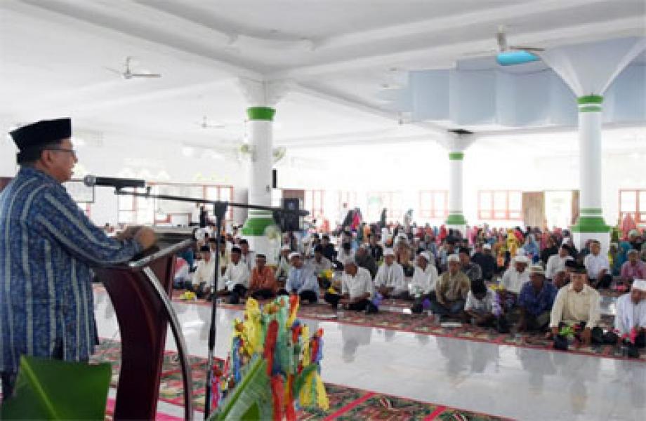 Wabup Rosman Hadiri Peringatan Maulid Nabi di Masjid An-Nur Sungai Batang 
