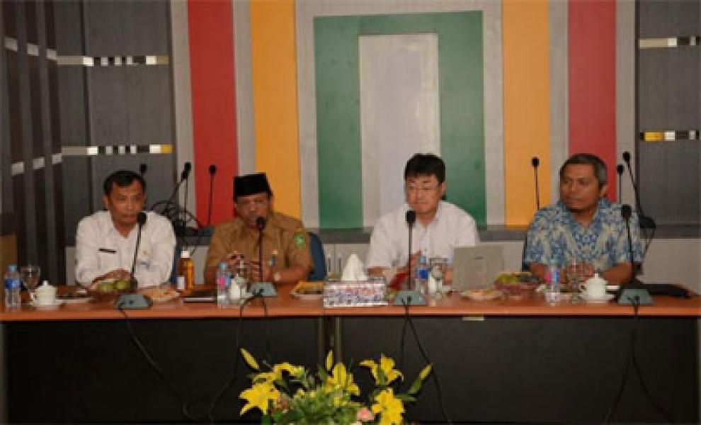 Yamaguchi University Tawarkan Kerjasama Penelitian Abrasi Lahan Gambut di Pulau Bengkalis